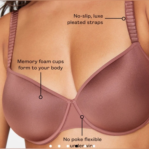 ThirdLove 24/7 Classic T Shirt Bra in Sienna Size 44C - Picture 4 of 6